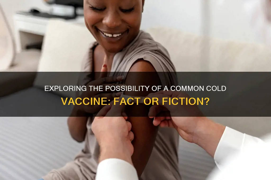 is there a common cold vaccine