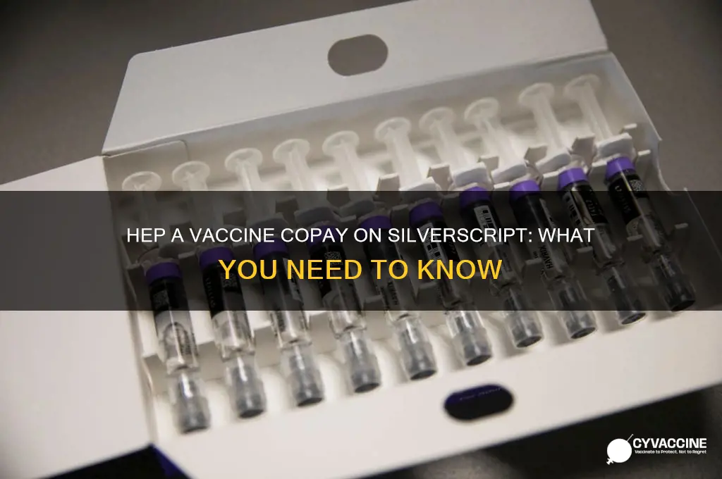 is there a copay for hep a vaccine on silverscript