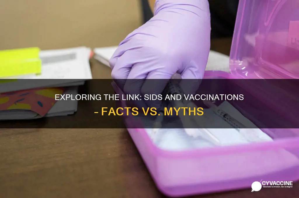 is there a correlation between sids and vaccinations