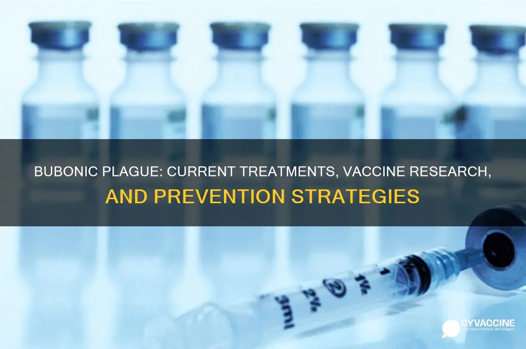 is there a cure or vaccine for bubonic plague