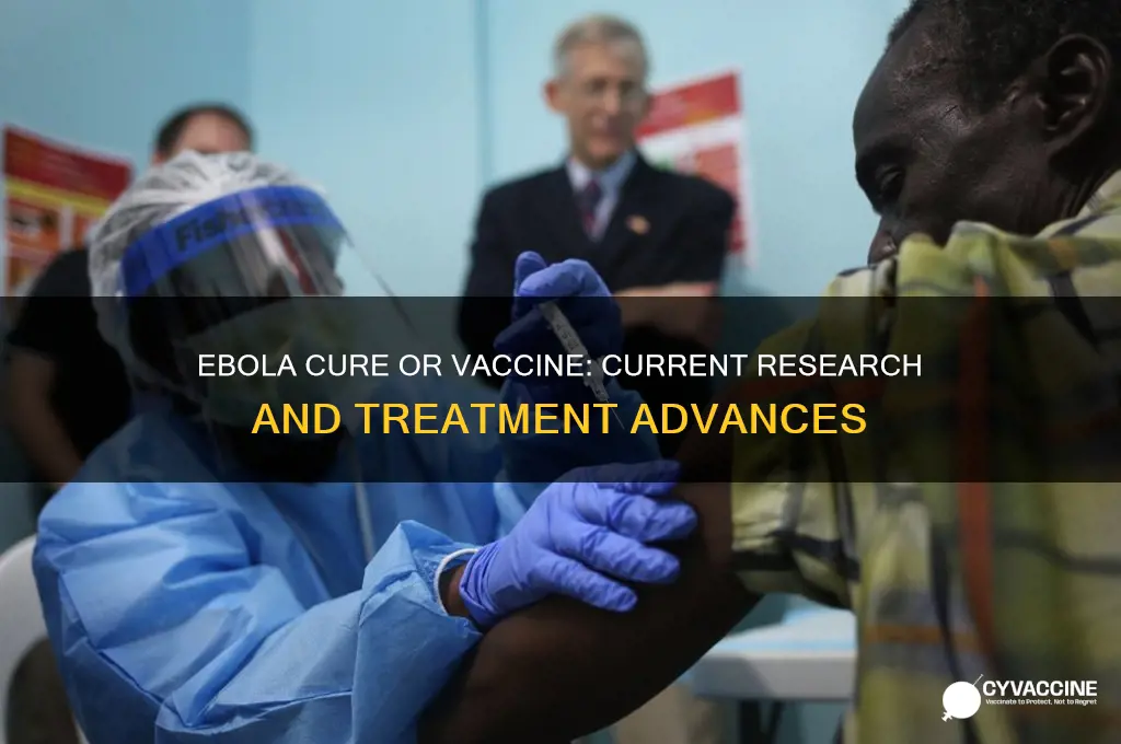 is there a cure or vaccine for ebola