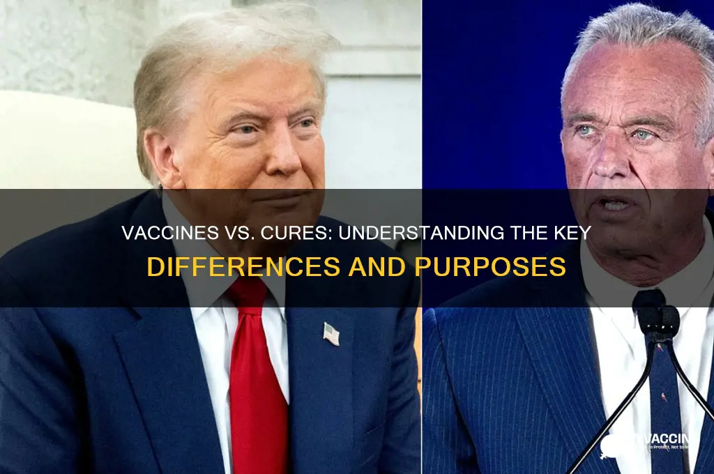 is there a difference between a vaccine and a cure