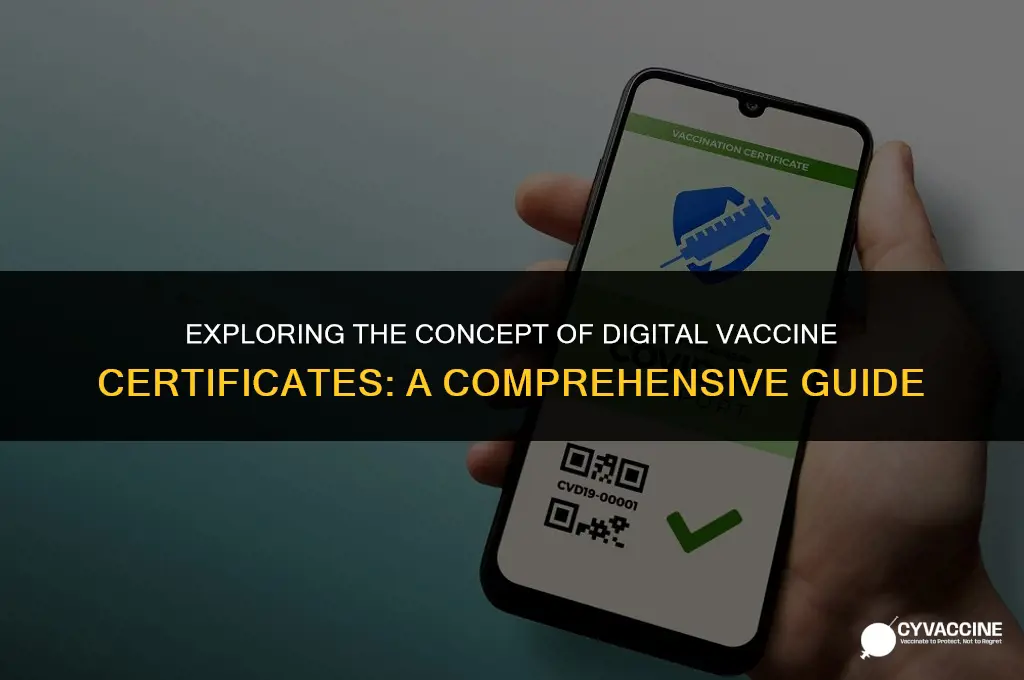 is there a digital vaccine certificate