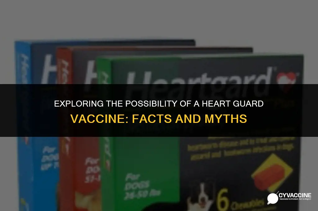 is there a heart guard vaccine