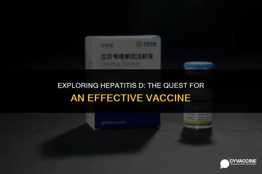 is there a hep d vaccine