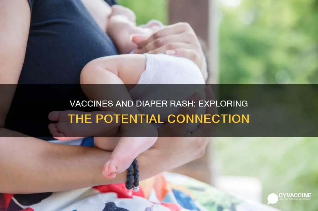 is there a link with vaccines and diaper rash