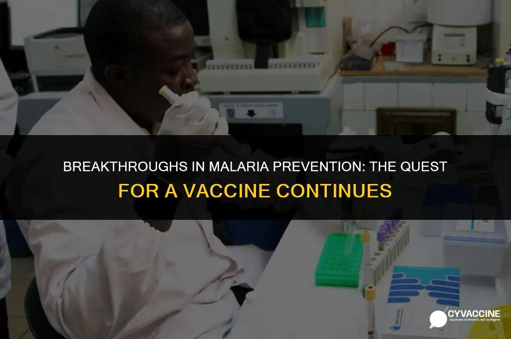 is there a malaria vaccine yet