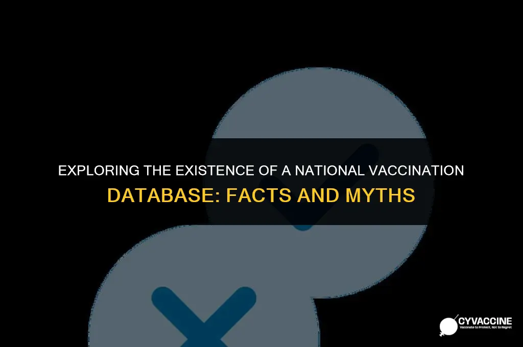 is there a national vaccination database