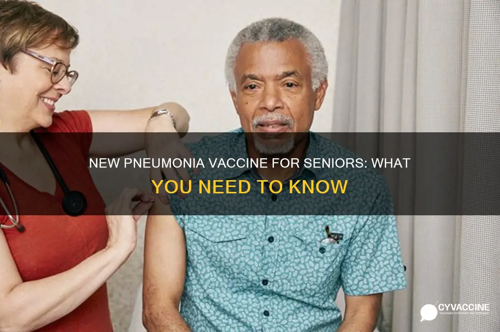 is there a new pneumonia vaccine for seniors