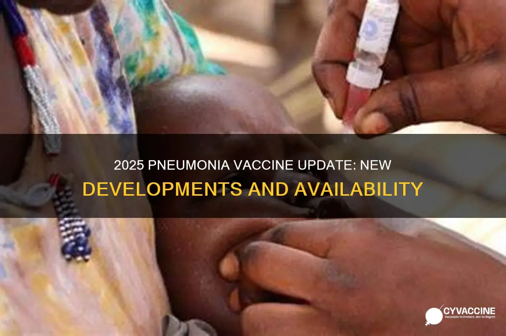 is there a new pneumonia vaccine in 2025