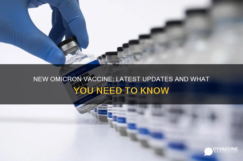 is there a new vaccine for omicron variant