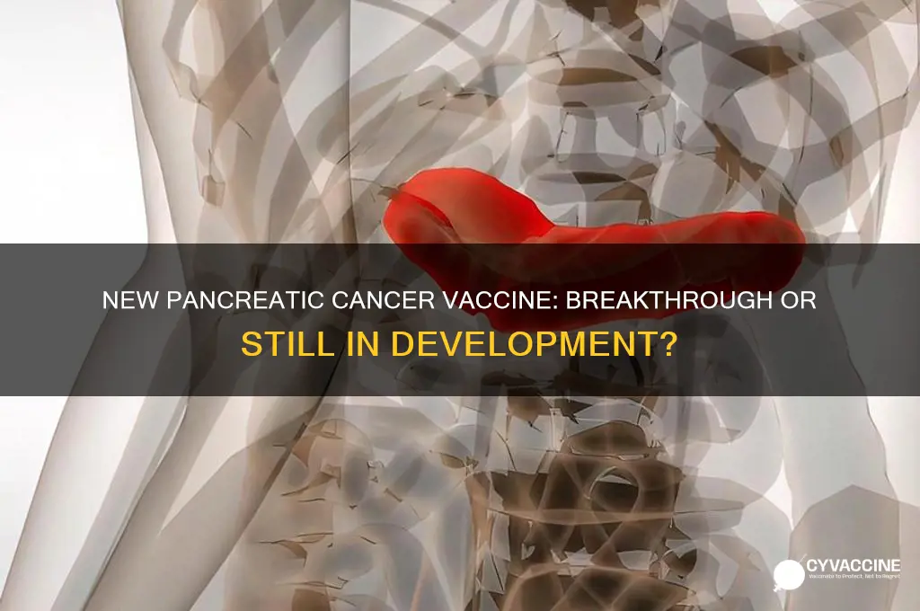 is there a new vaccine for pancreatic cancer