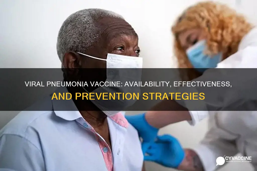 is there a pneumonia vaccine for viral pneumonia