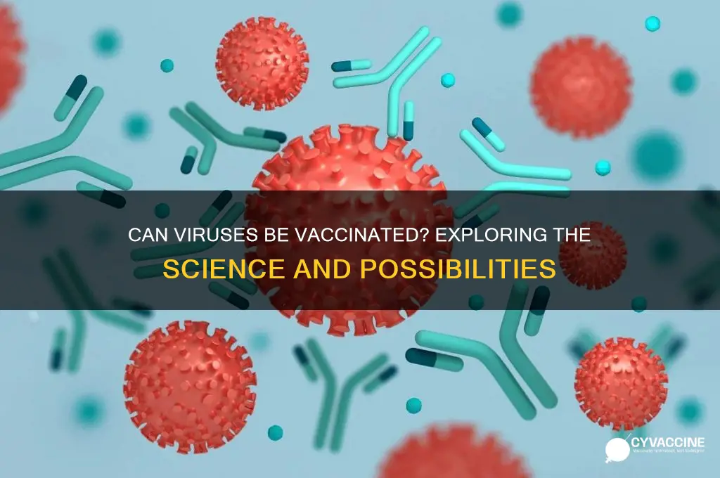 is there a possibility for a virus to be vaccinated