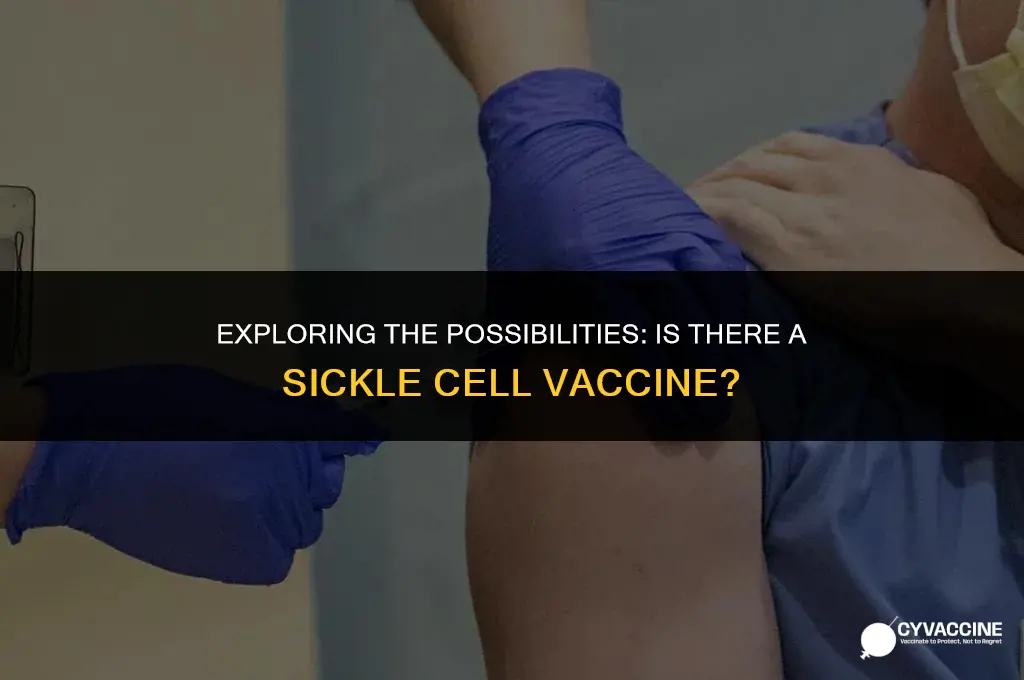 is there a sickle cell vaccine