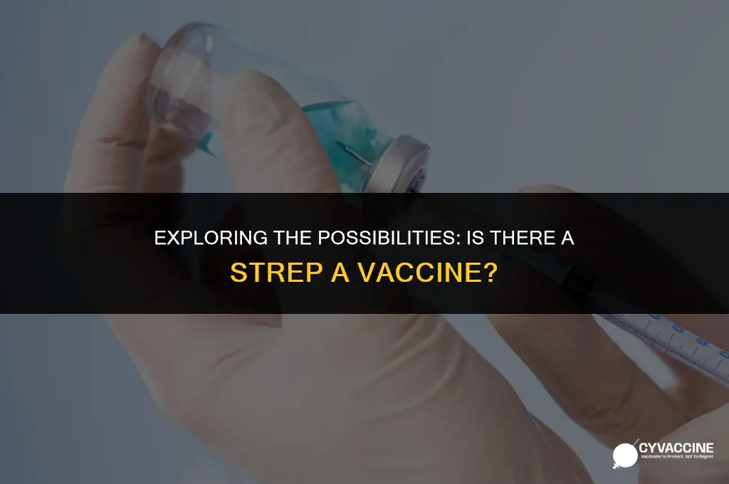 is there a strep a vaccine
