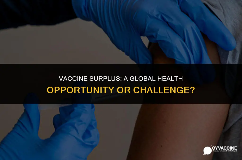 is there a surplus of vaccines