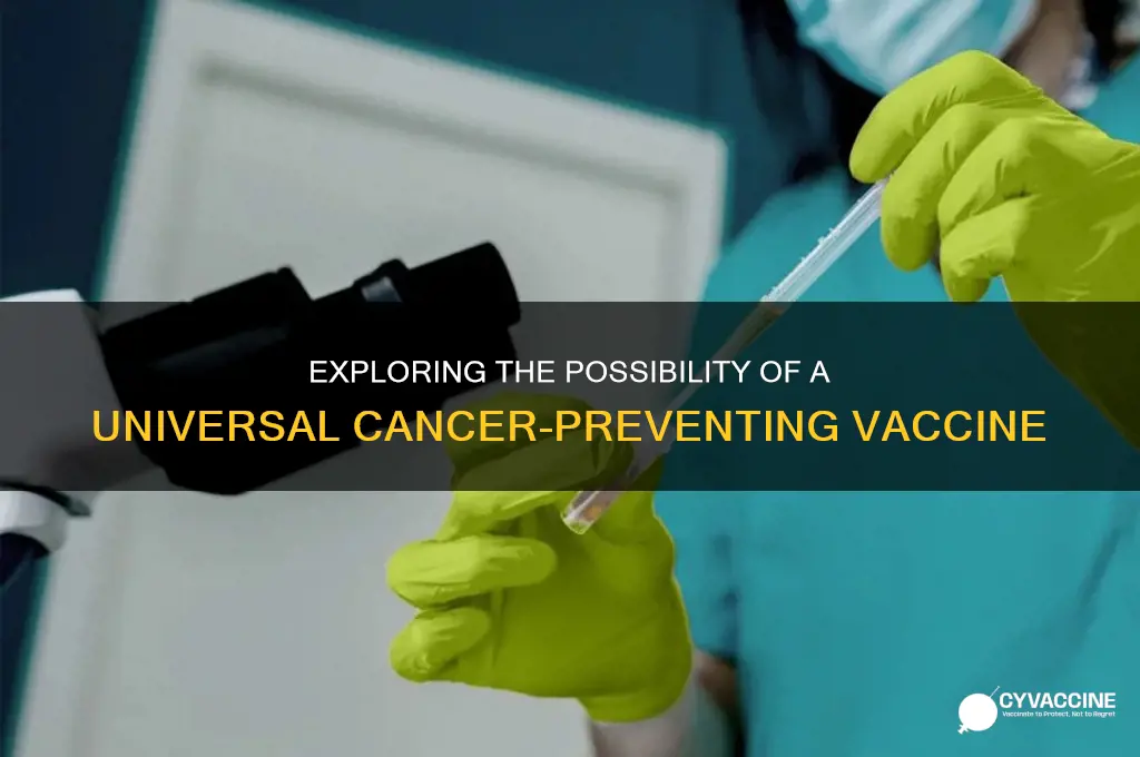 is there a universal vaccine that prevents cancer