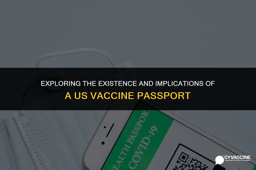 is there a us vaccine passport