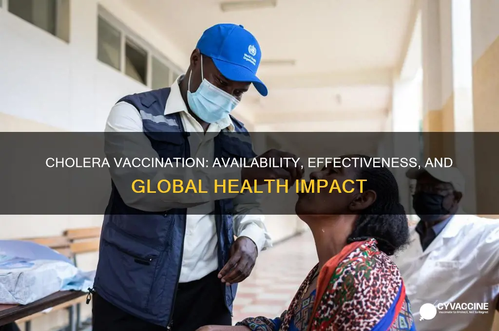 is there a vaccination for cholera