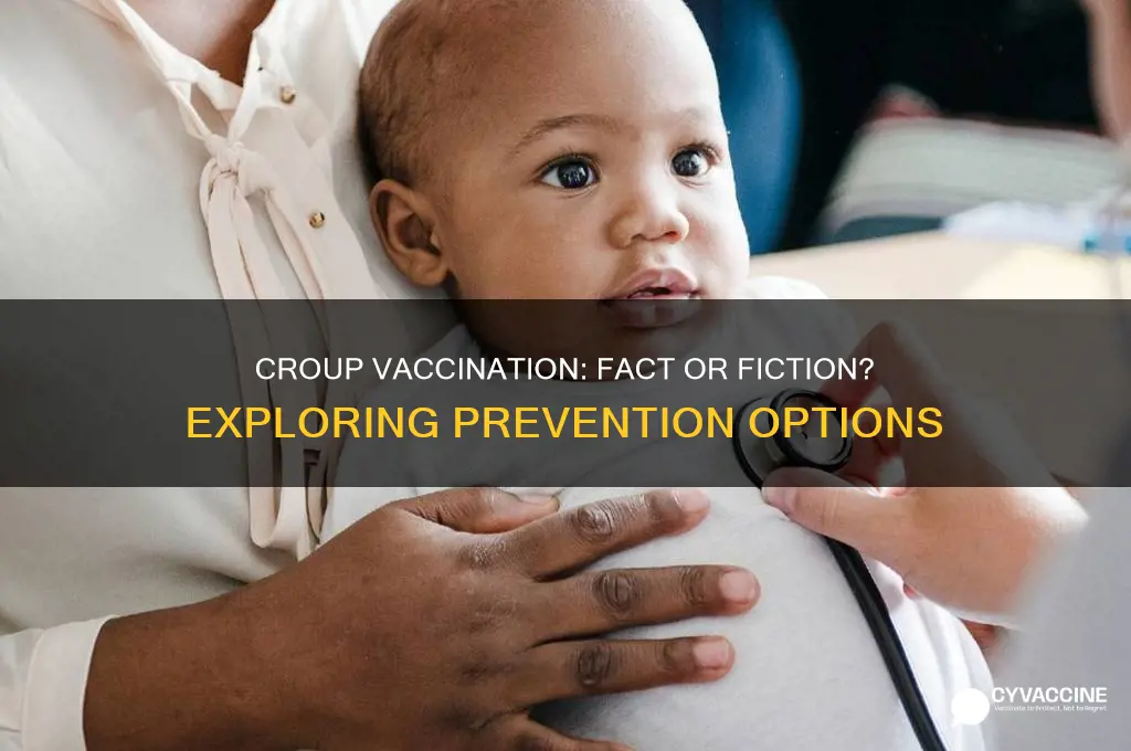 is there a vaccination for croup