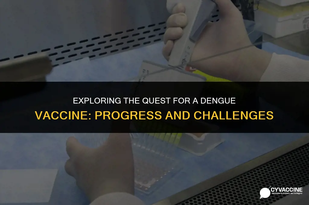 is there a vaccination for dengue
