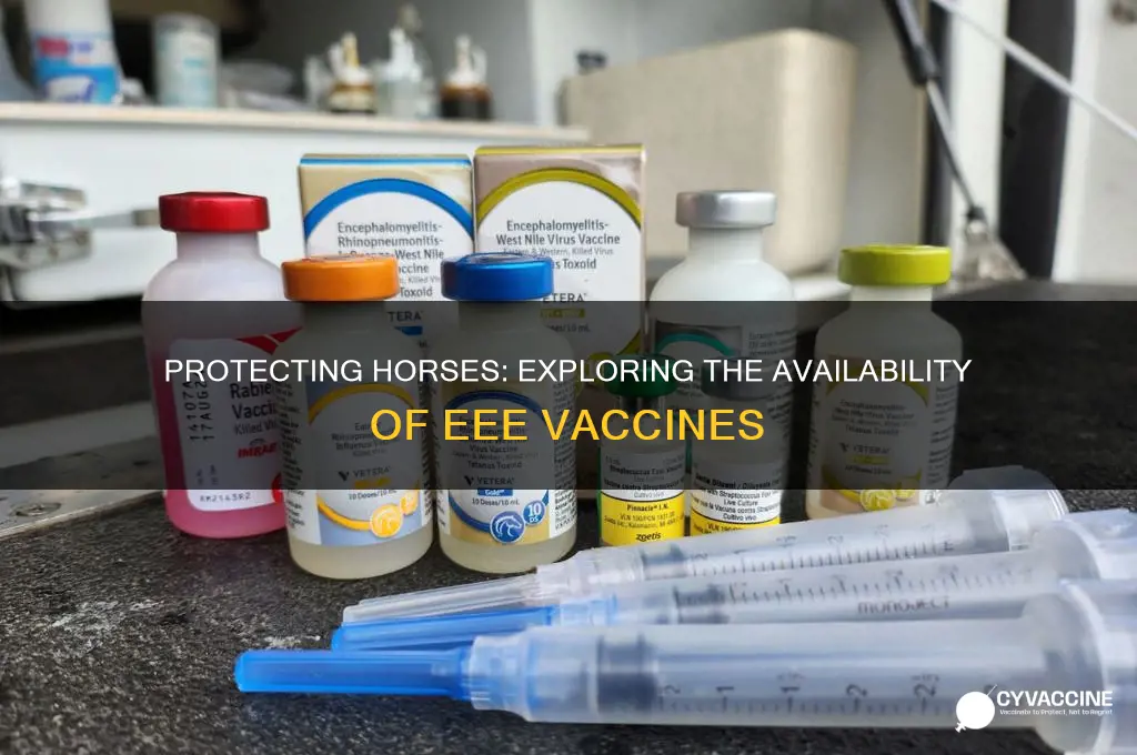 is there a vaccination for horses against eeee