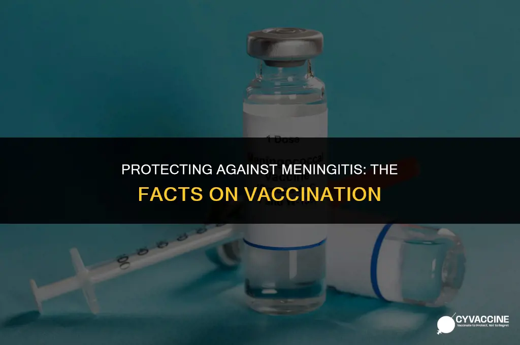 is there a vaccination for meningitis