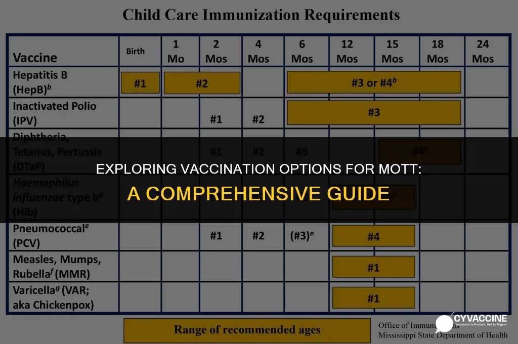 is there a vaccination for mott