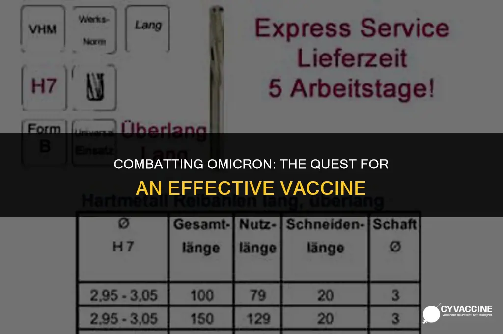 is there a vaccination for omicron