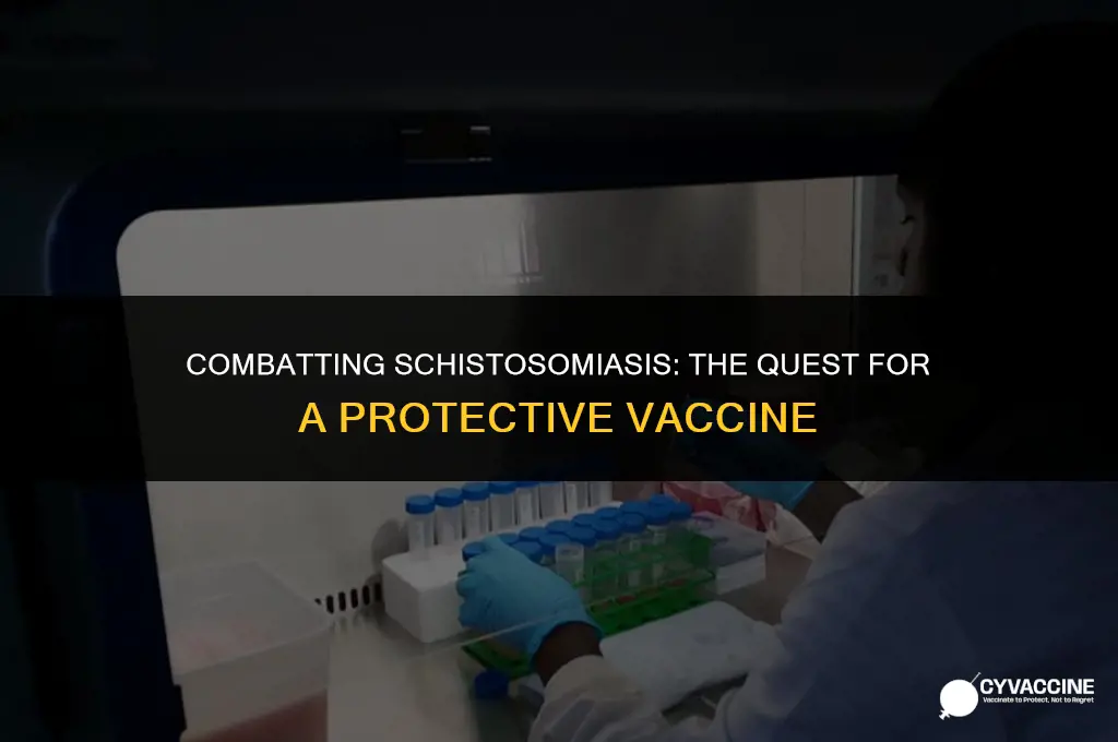 is there a vaccination for schistosomiasis