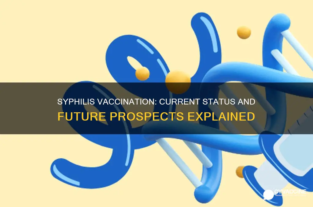 is there a vaccination for syphilis