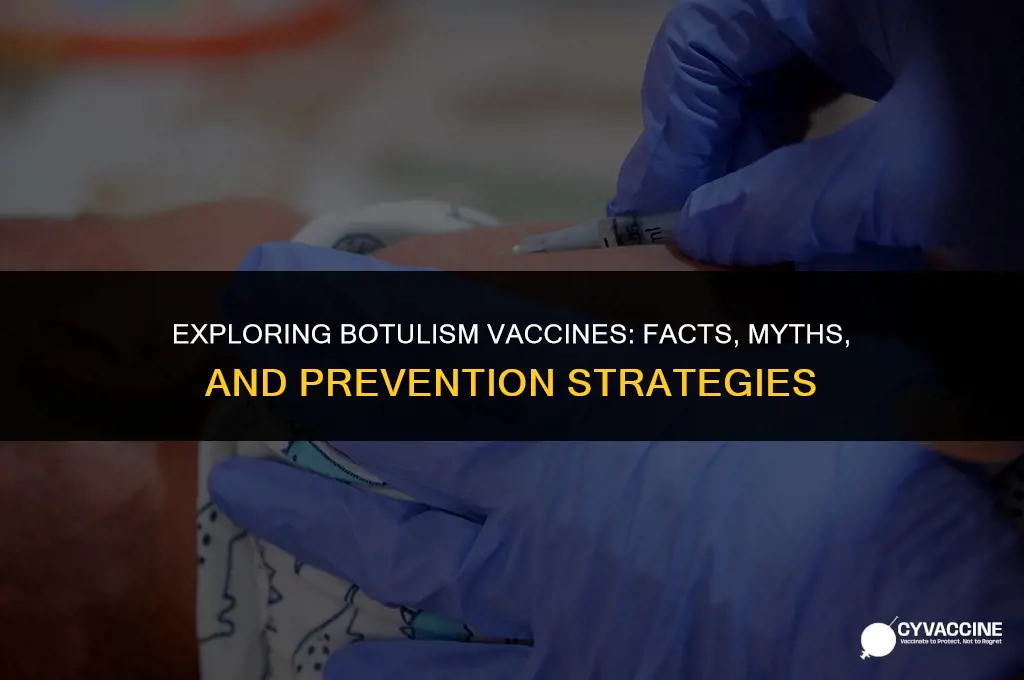 is there a vaccine against botulism