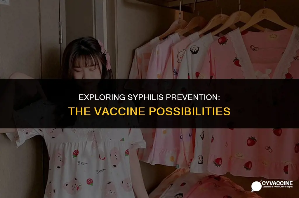 is there a vaccine against syphilis