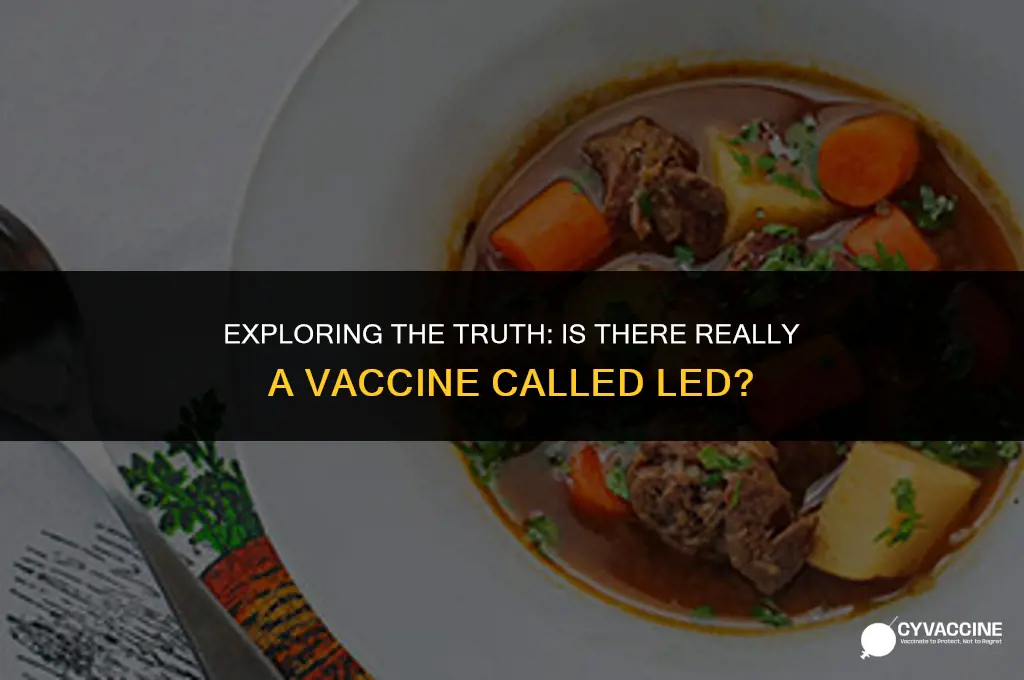 is there a vaccine called led