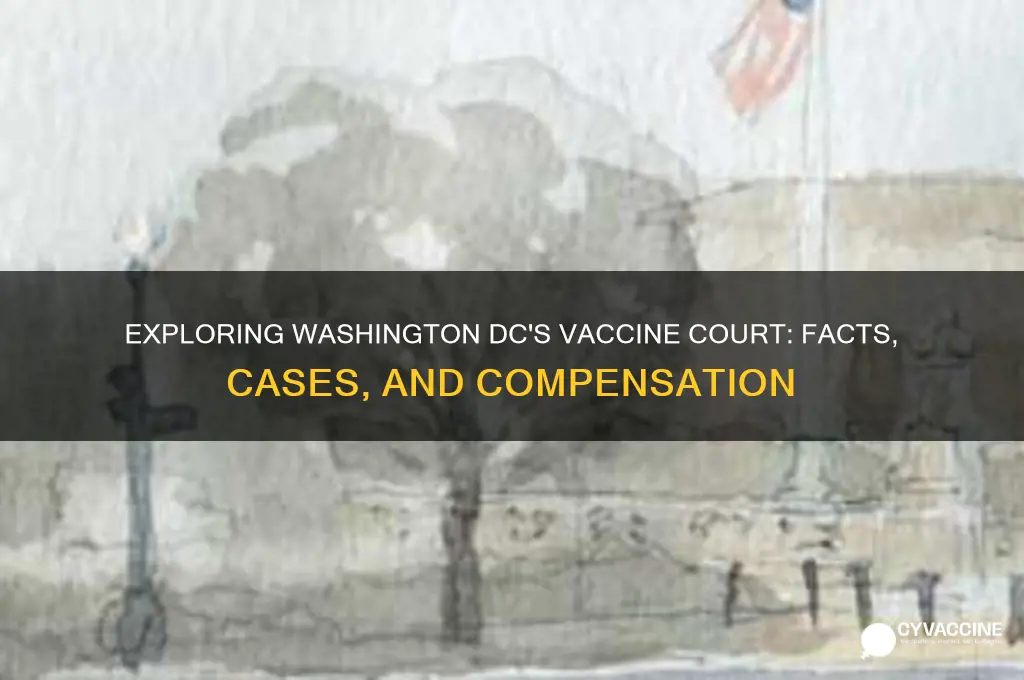is there a vaccine court in washington dc