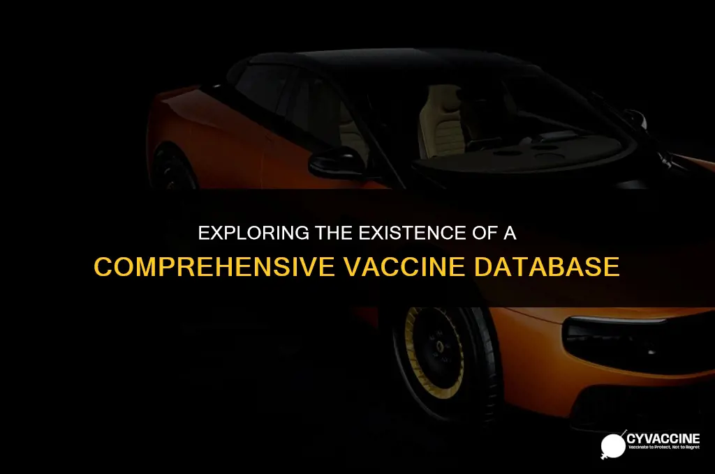 is there a vaccine data base