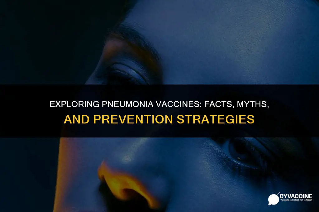 is there a vaccine fir pneu