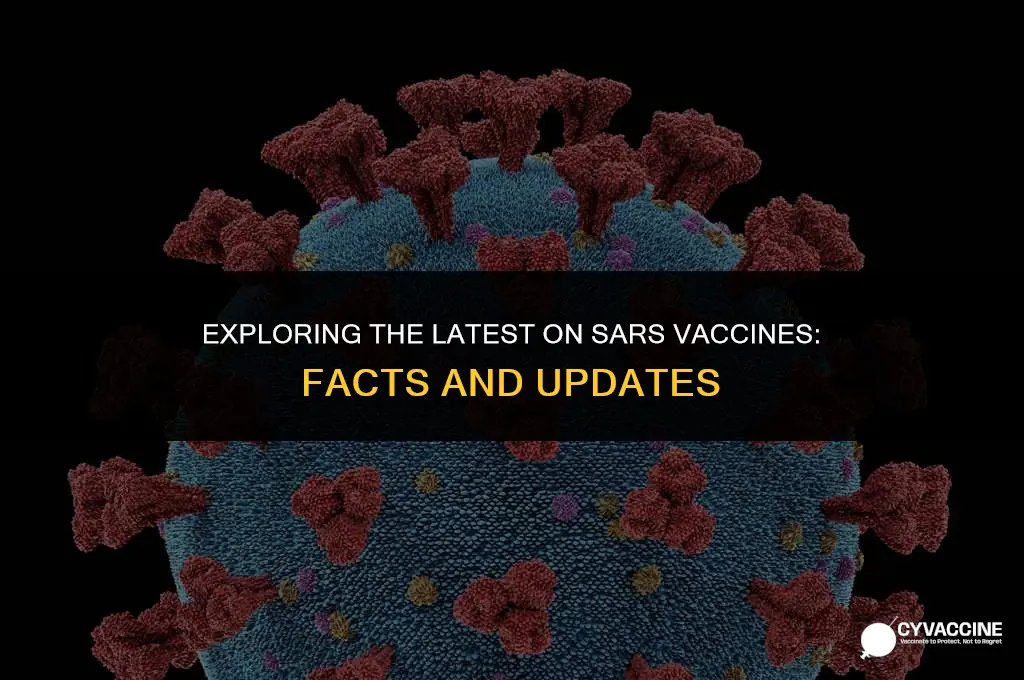 is there a vaccine fir sars