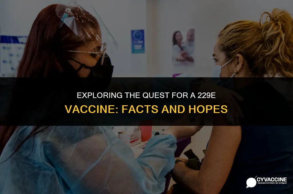 is there a vaccine for 229e