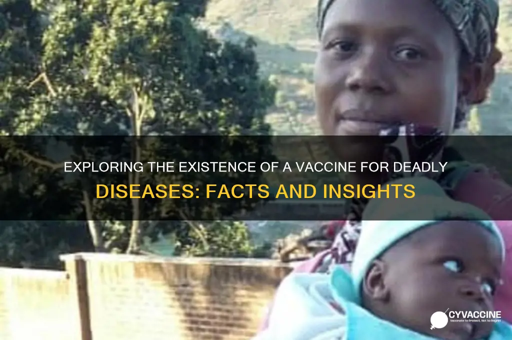 is there a vaccine for a deadly diesease
