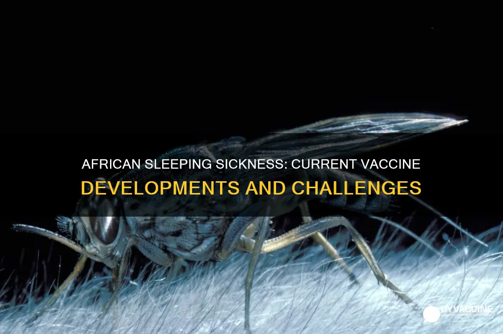 is there a vaccine for african sleeping sickness
