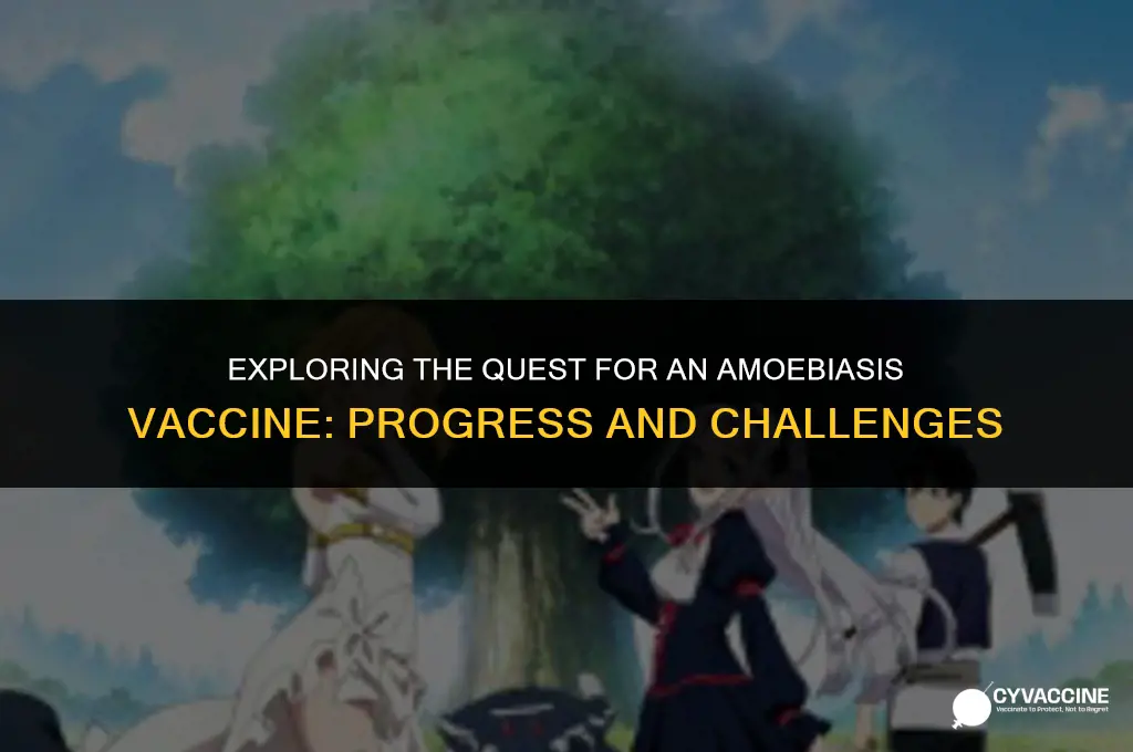 is there a vaccine for amoebiasis
