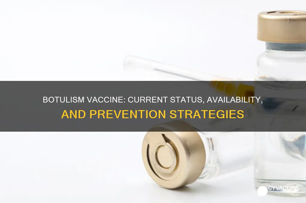 is there a vaccine for botulism