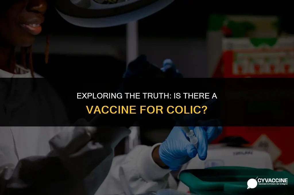 is there a vaccine for colic