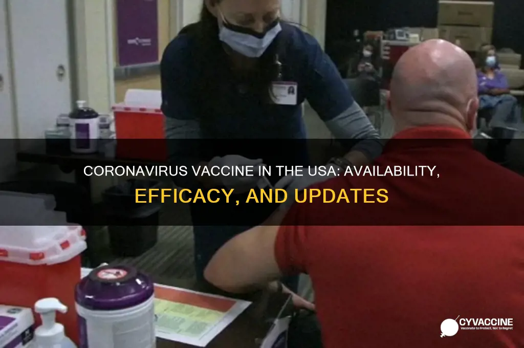 is there a vaccine for coronavirus in usa