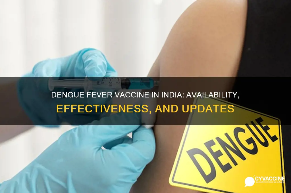 is there a vaccine for dengue fever in india