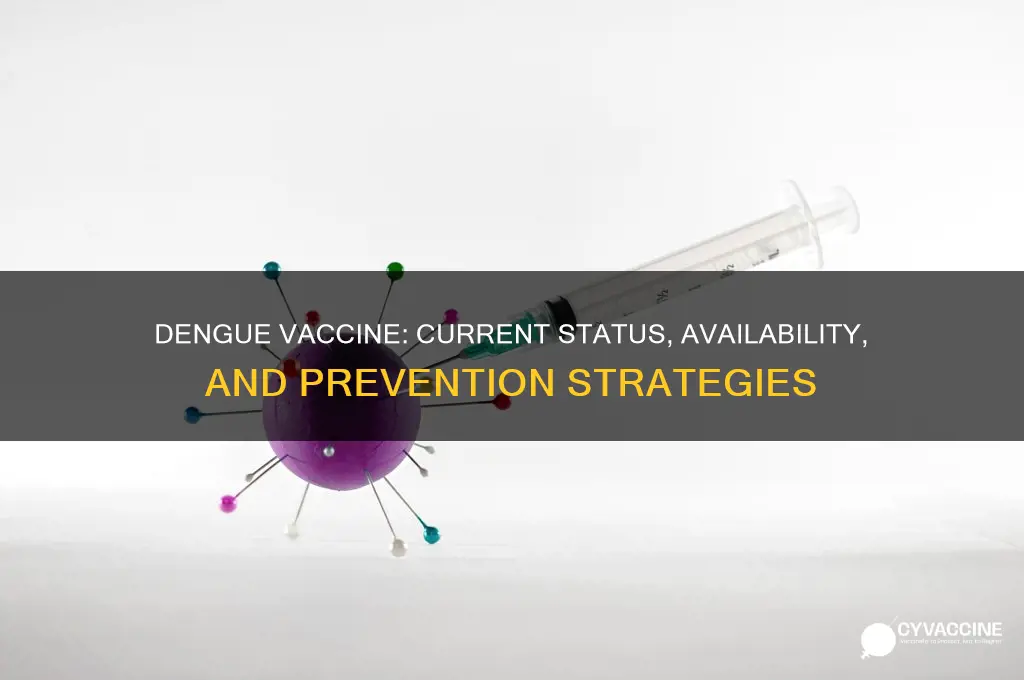 is there a vaccine for dengue