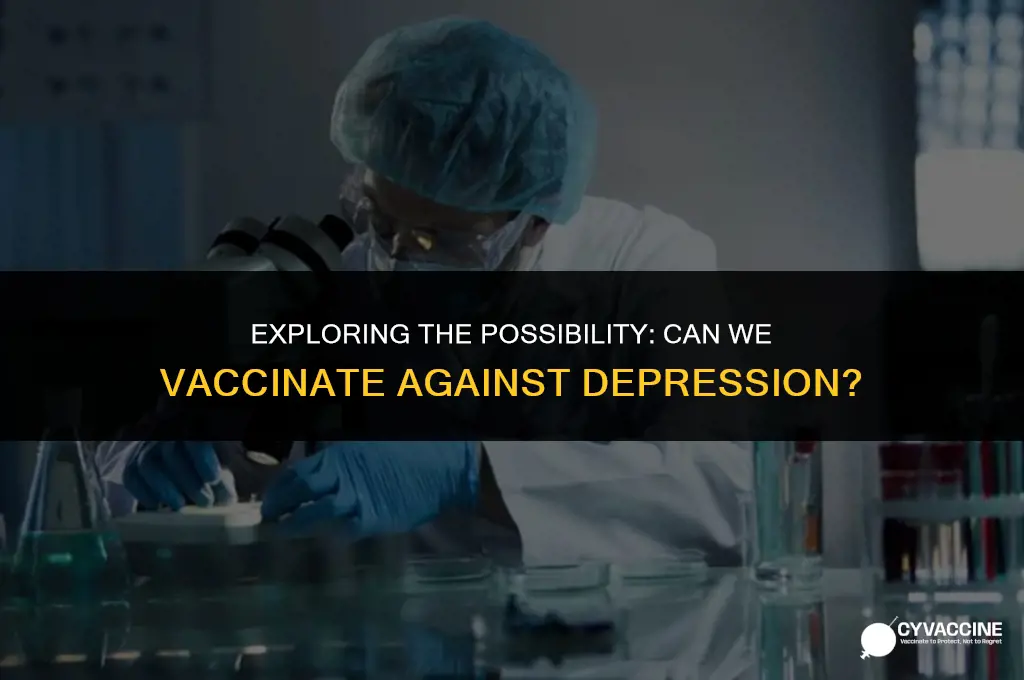 is there a vaccine for depression
