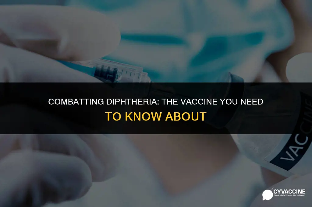 is there a vaccine for diptheria